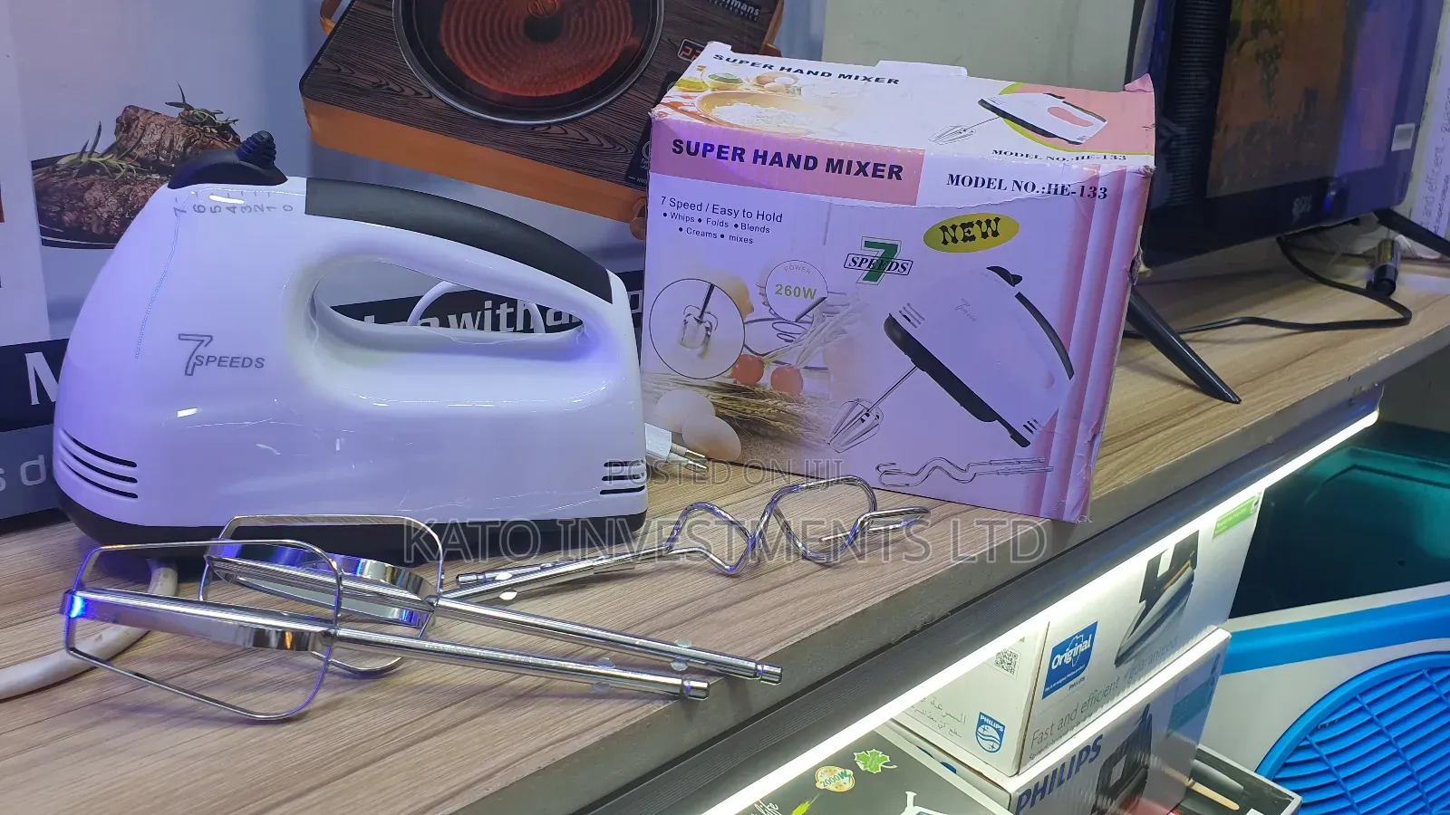 Super Hand Mixer He-133 7 Speeds