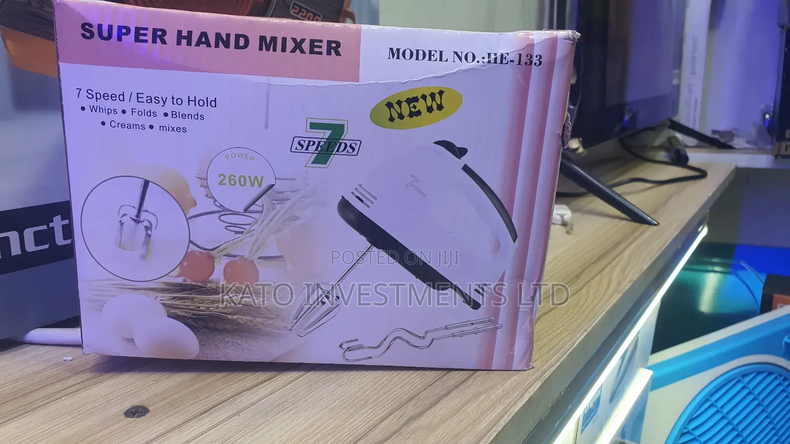Super Hand Mixer He-133 7 Speeds