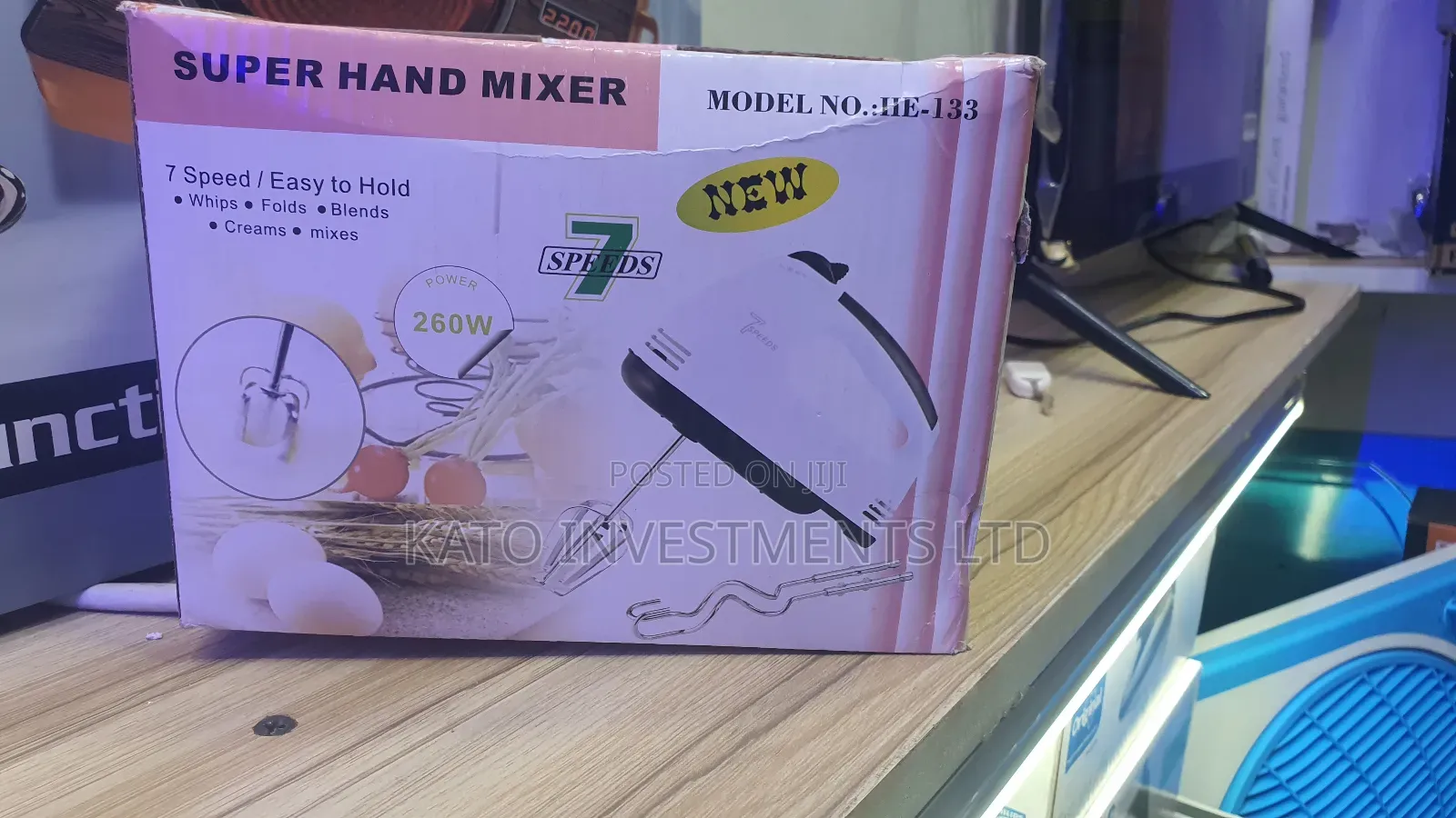 Super Hand Mixer He-133 7 Speeds