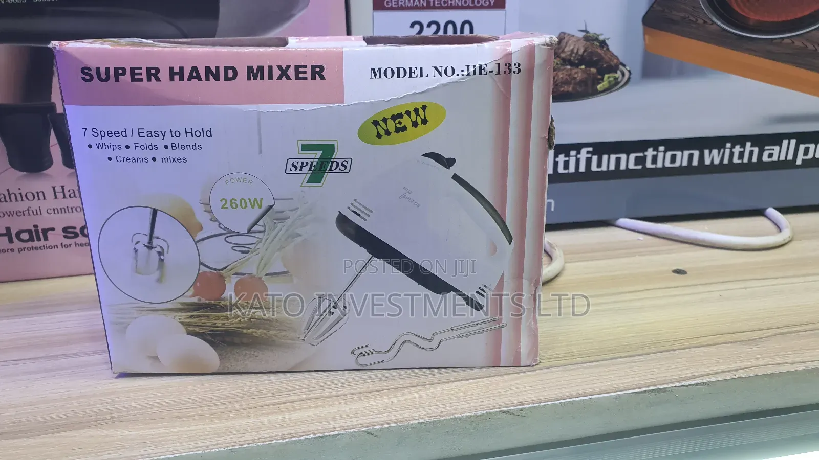 Super Hand Mixer He-133 7 Speeds