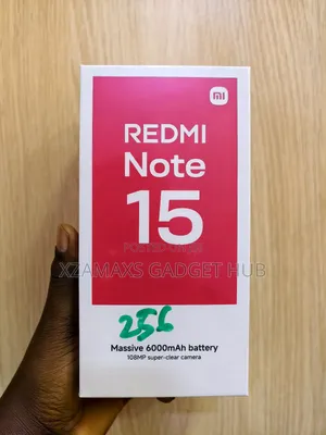 New Xiaomi Redmi Note 15 256 GB Black