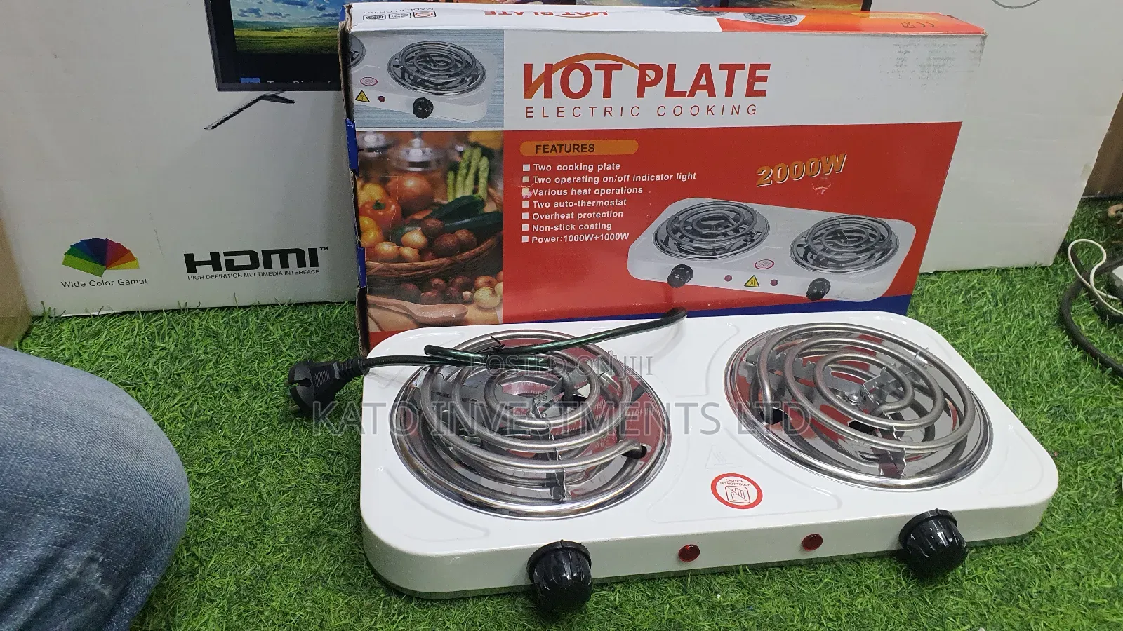 Hot Plate Double With Coil