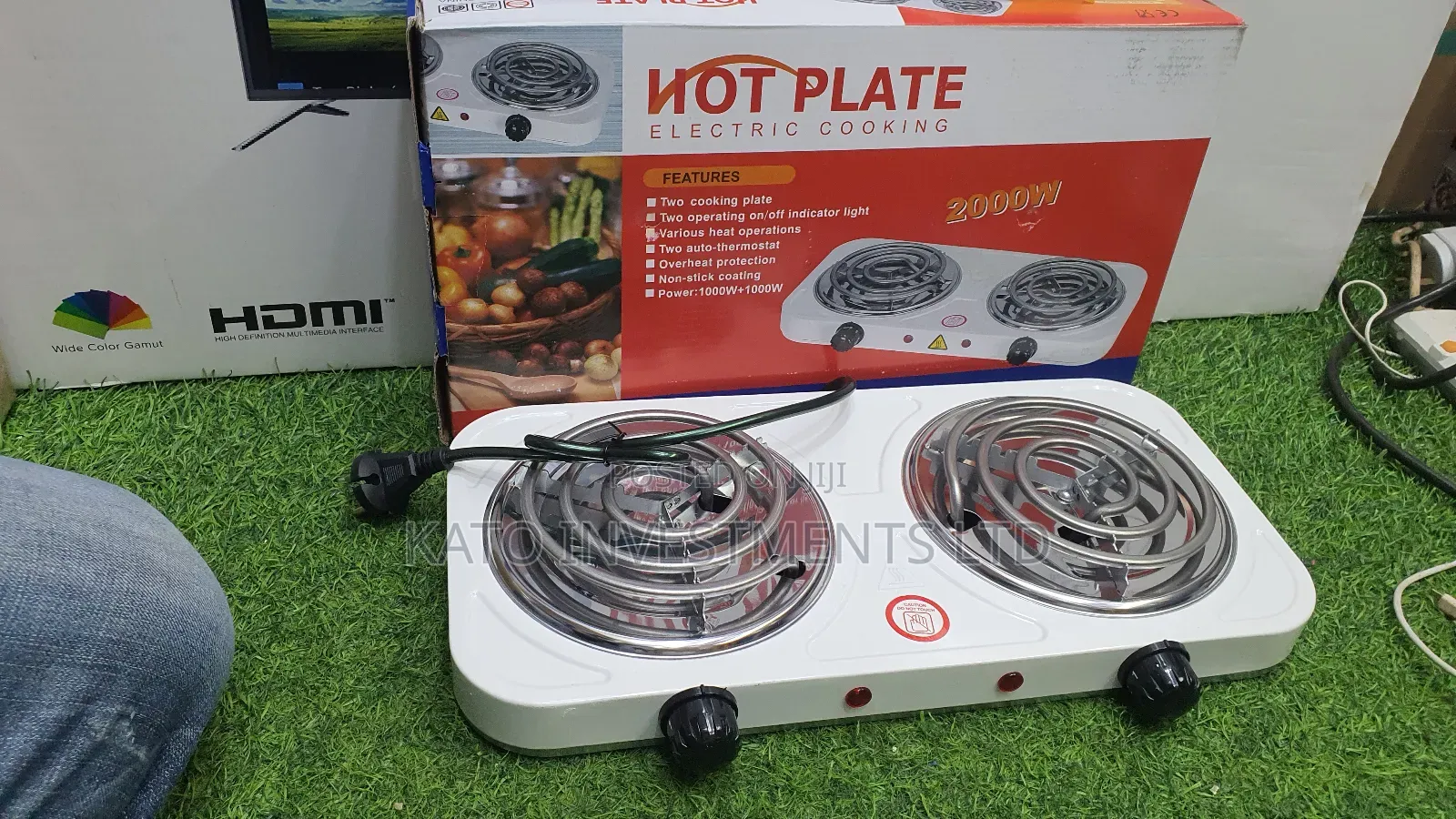 Hot Plate Double With Coil
