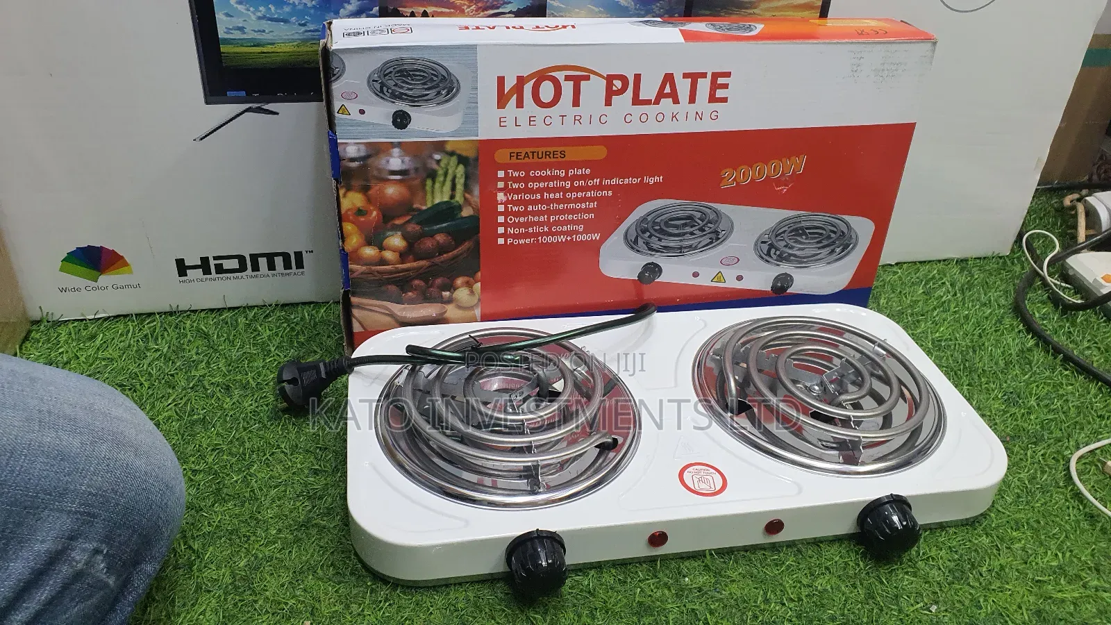 Hot Plate Double With Coil
