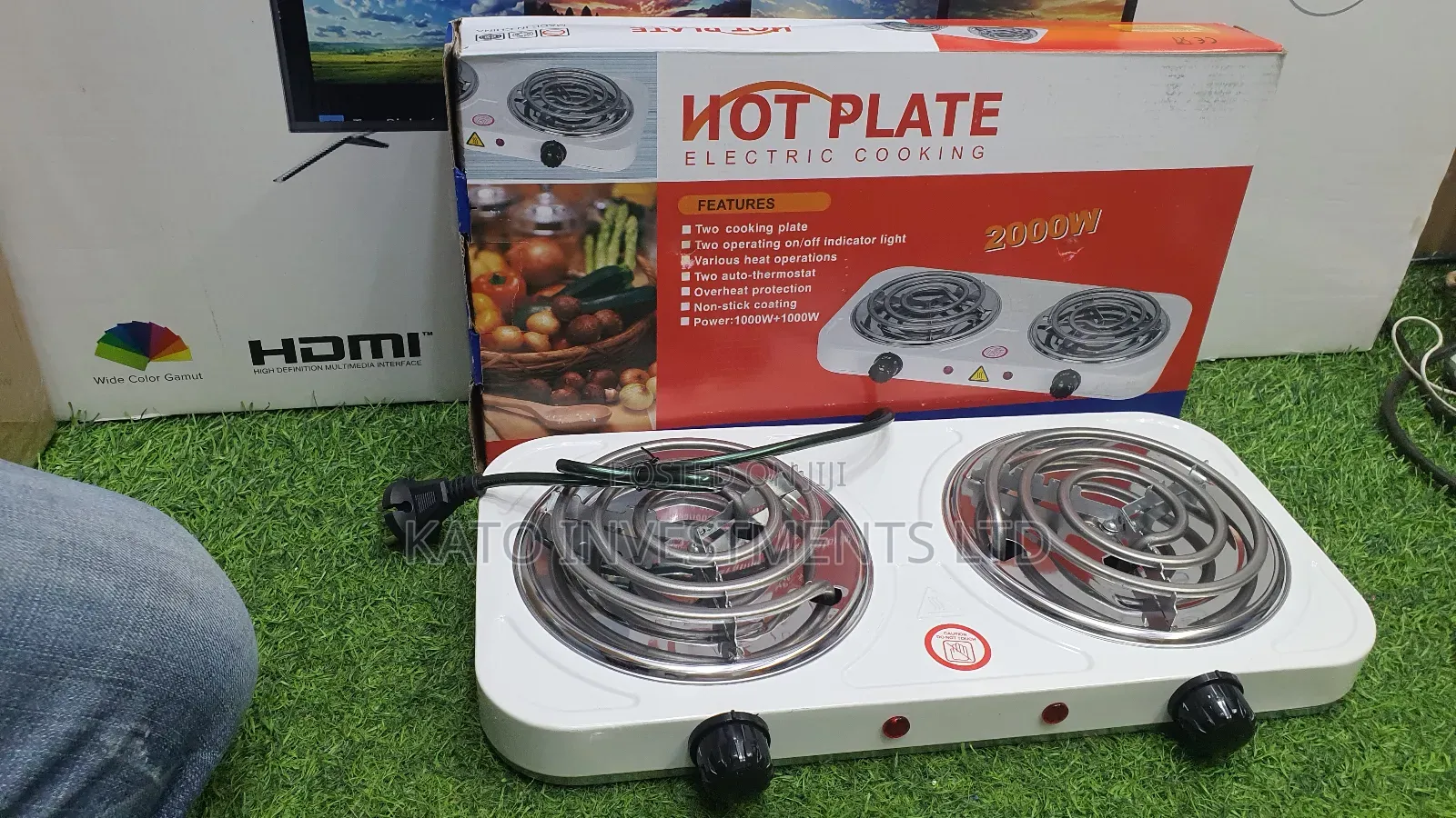 Hot Plate Double With Coil