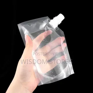 50 PCS Clear Drink Pouches Bags