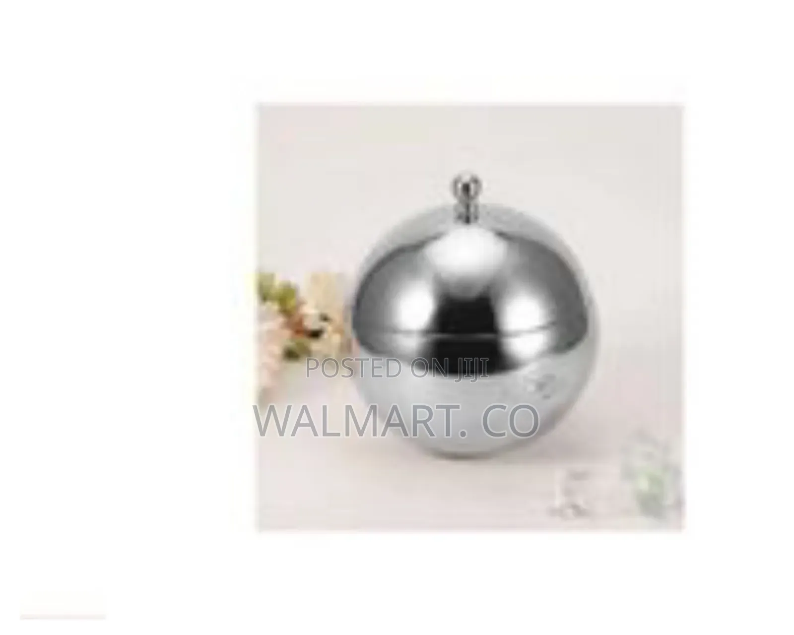 Modern Stainless Steel Sphere Ice Bucket