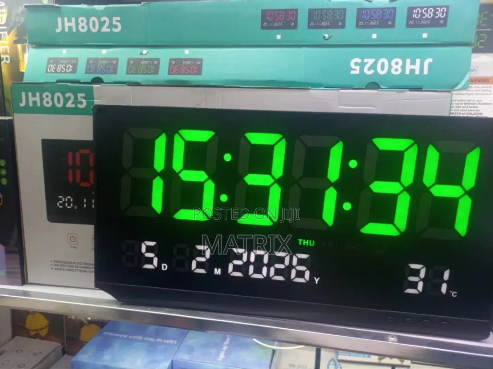 Large Led Digital Wall Clock