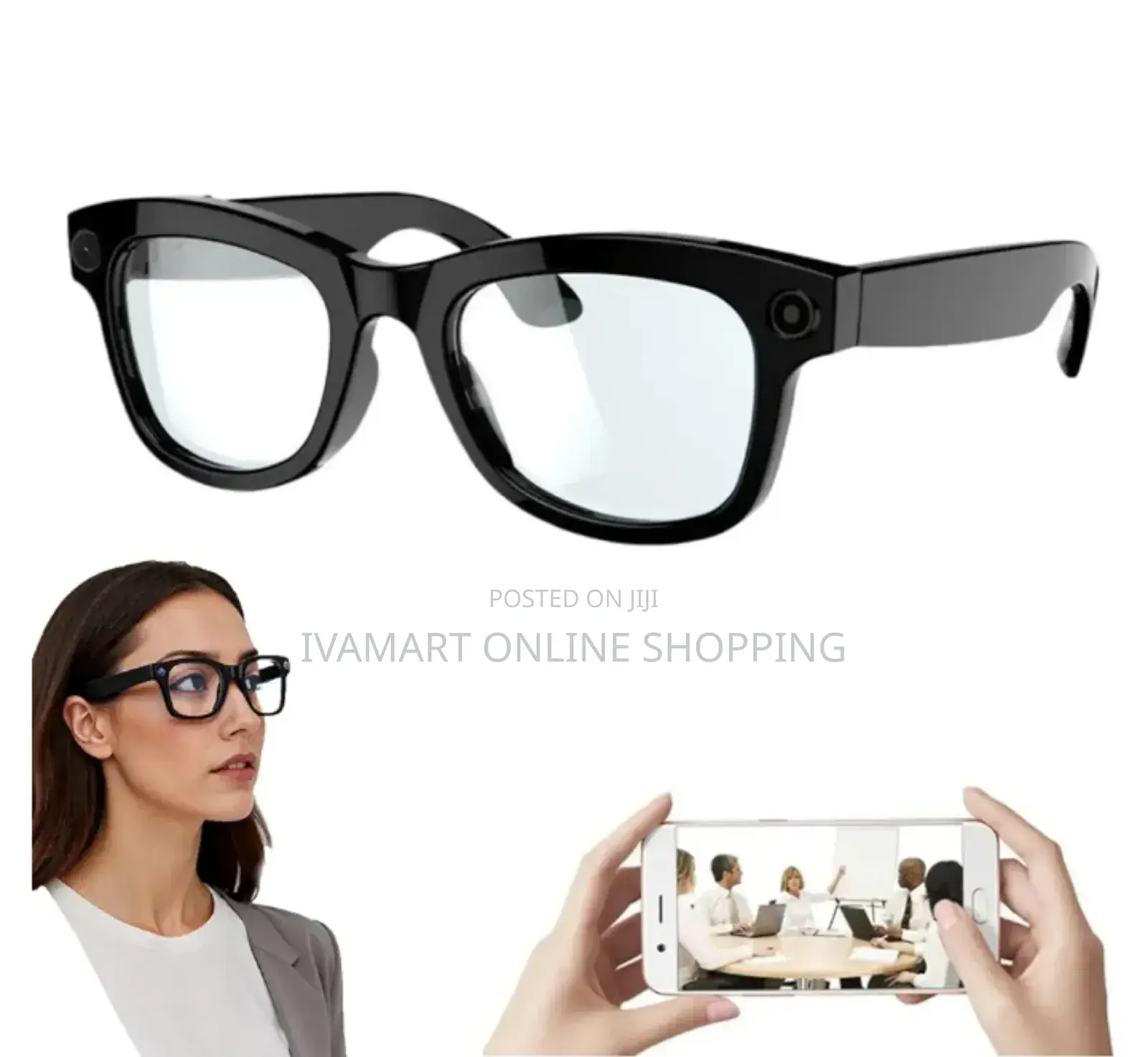 Al Smart Hd Camera Glasses With Wifi - Video Recording