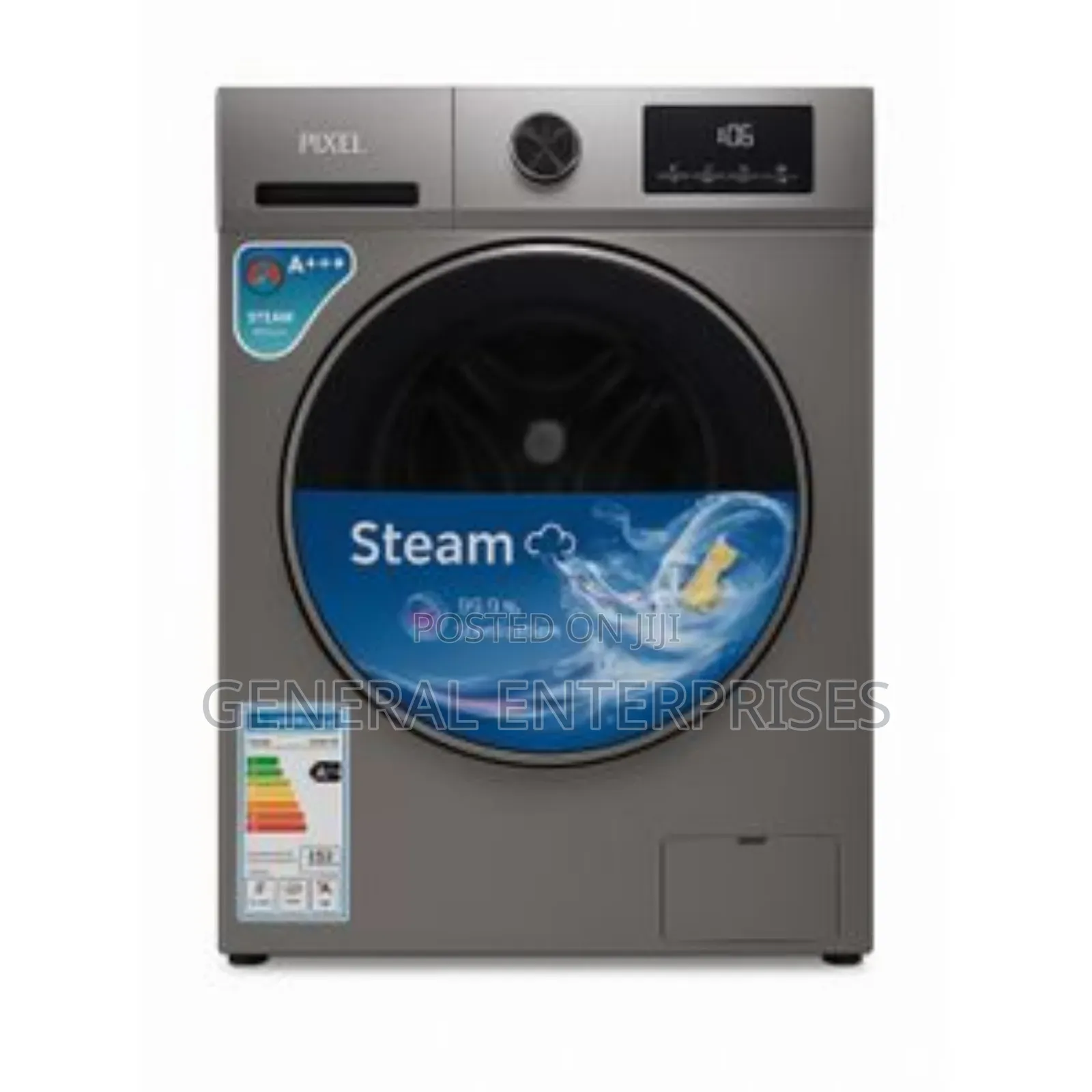 Pixel 8kg Automatic Front-Loading Washing Machine