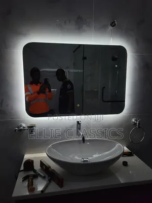 White Led Switch Mirror