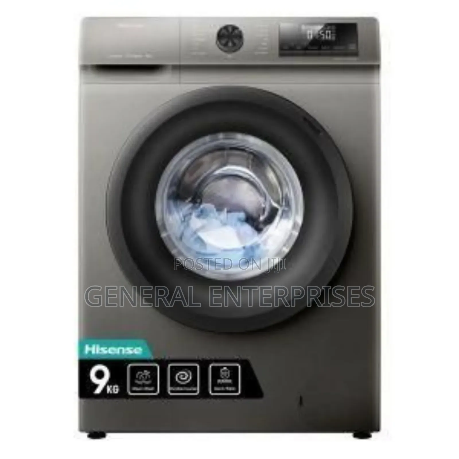 Hisense 9kg Front-Load Washing Machine.