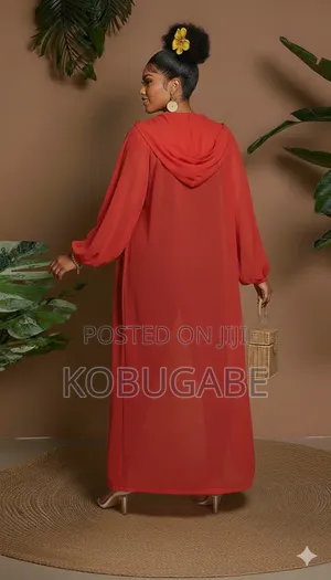 Red Throw on With Hood