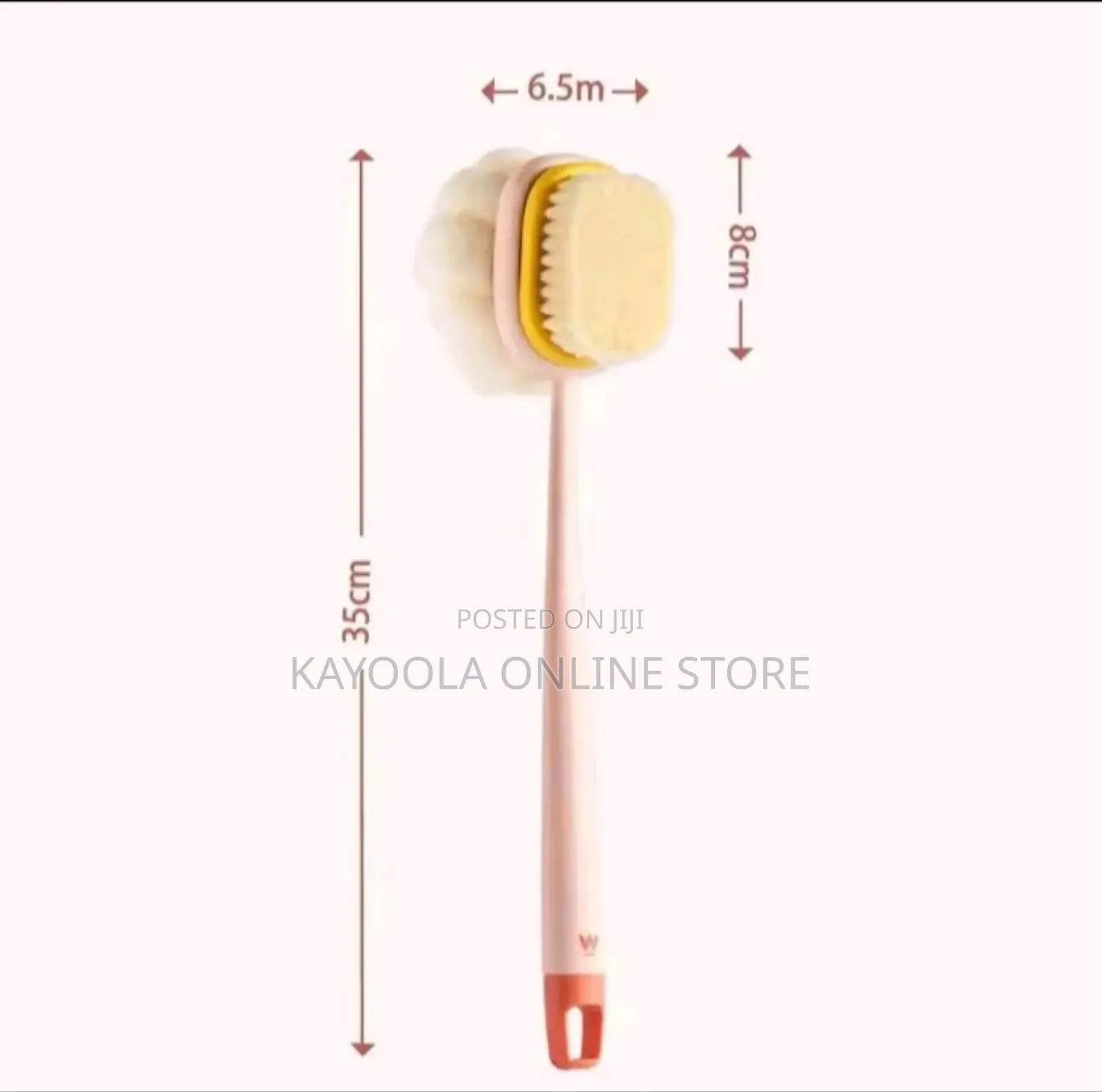 Loofah Back Scrubber With Soft Mesh Sponge