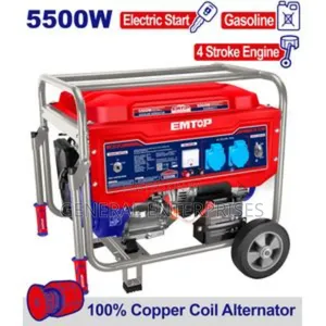 Emtop Eggrd5511 5.5kw Gasoline Generator.