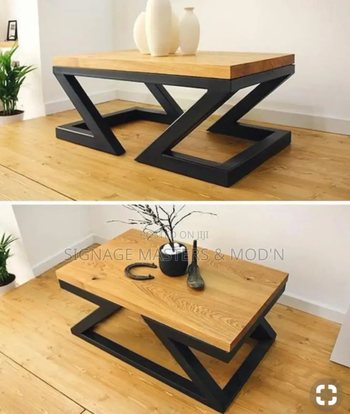 Double Z Industrial Coffee Table