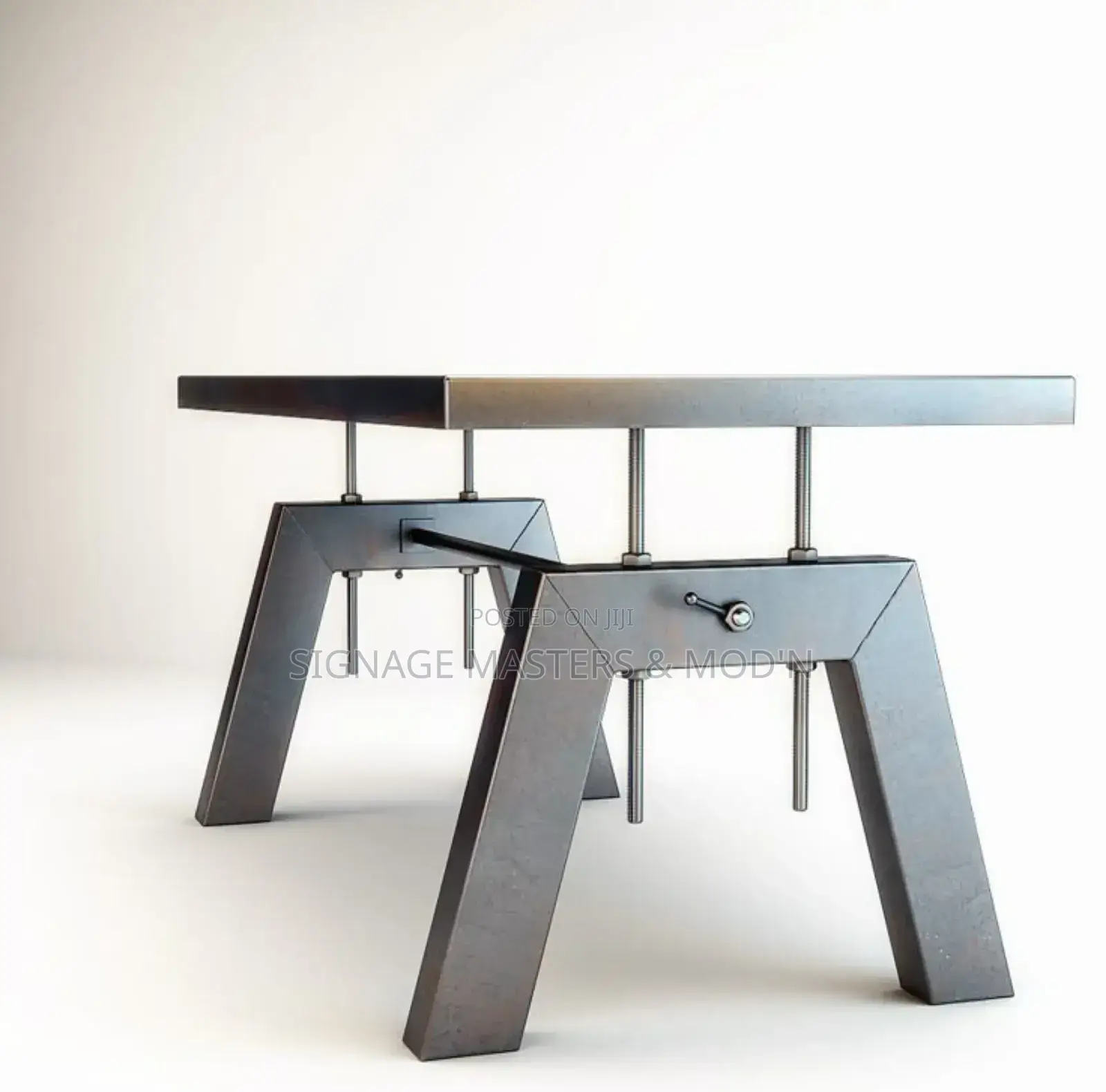 Adjustable Worktop Metal Table