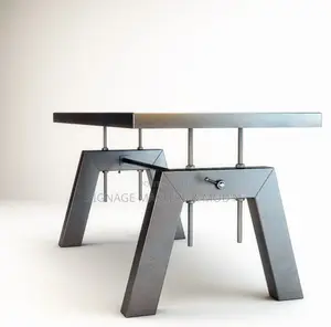 Adjustable Worktop Metal Table