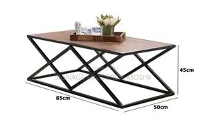 Metal V Shape Center Table