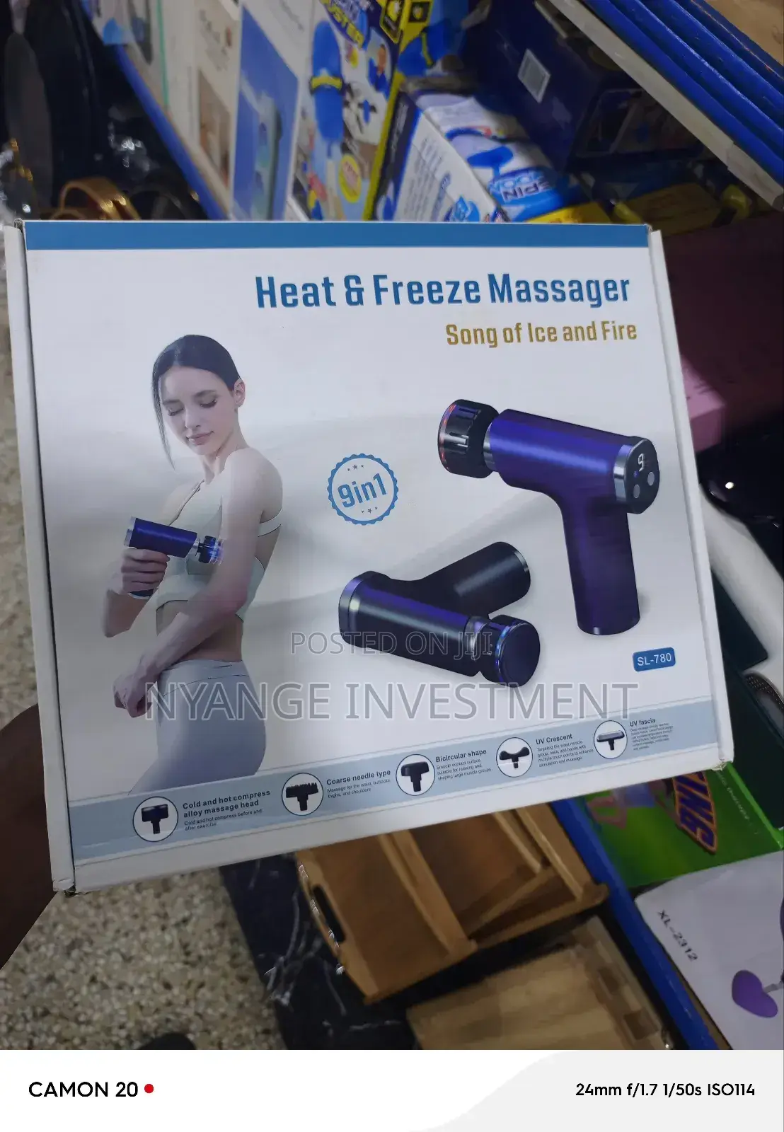 Heat and Freeze Massager. Massage Gun.