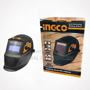 An Ingco Auto-darkening Welding Helmet