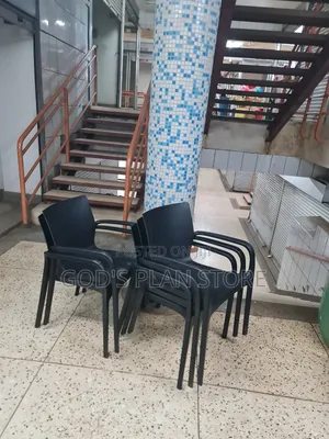 Tulip Indoor Outdoor Black Plastic Chairs Plastic Chairs