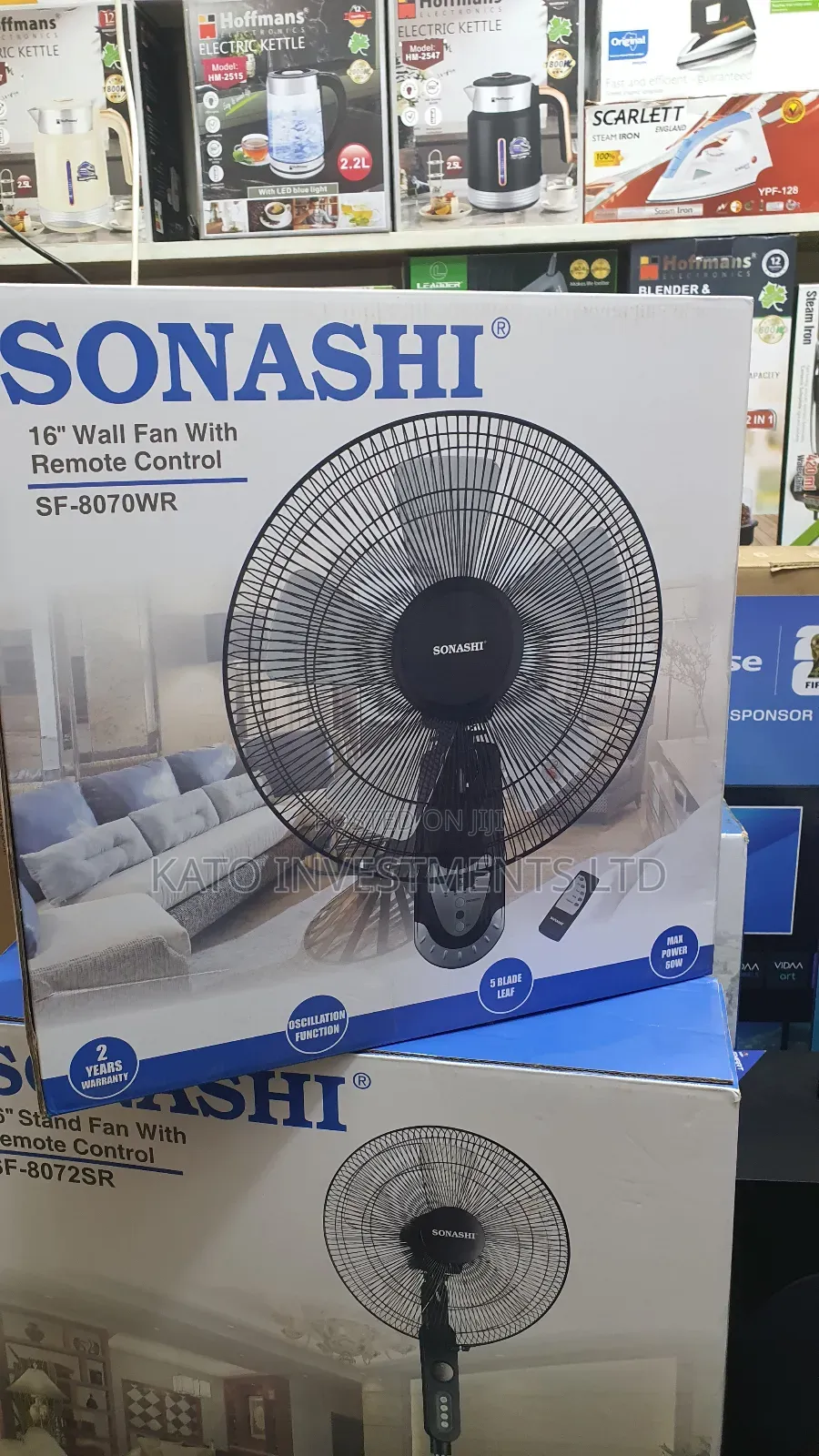 Sonashi Remover Wall Fan