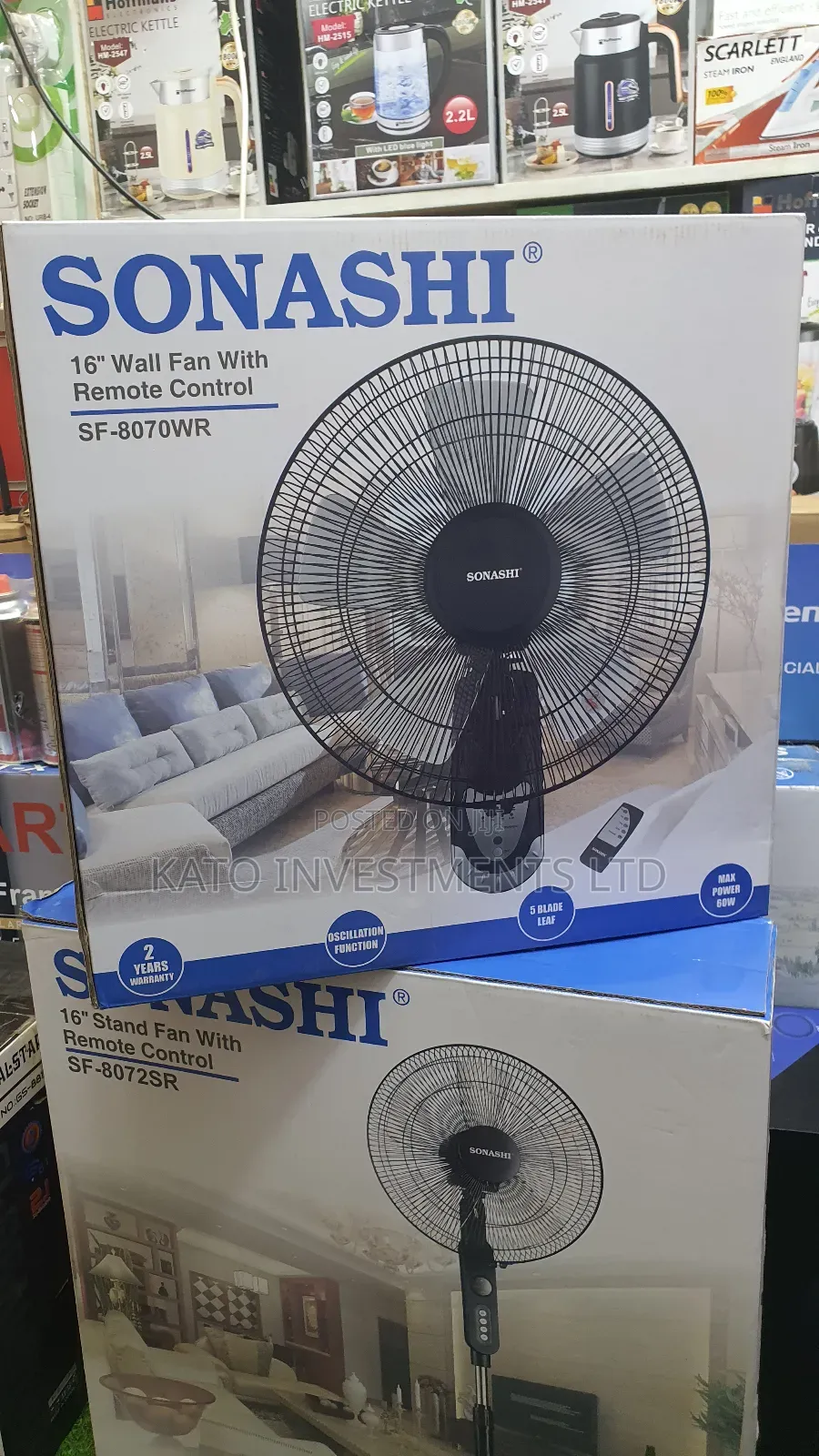 Sonashi Remover Wall Fan