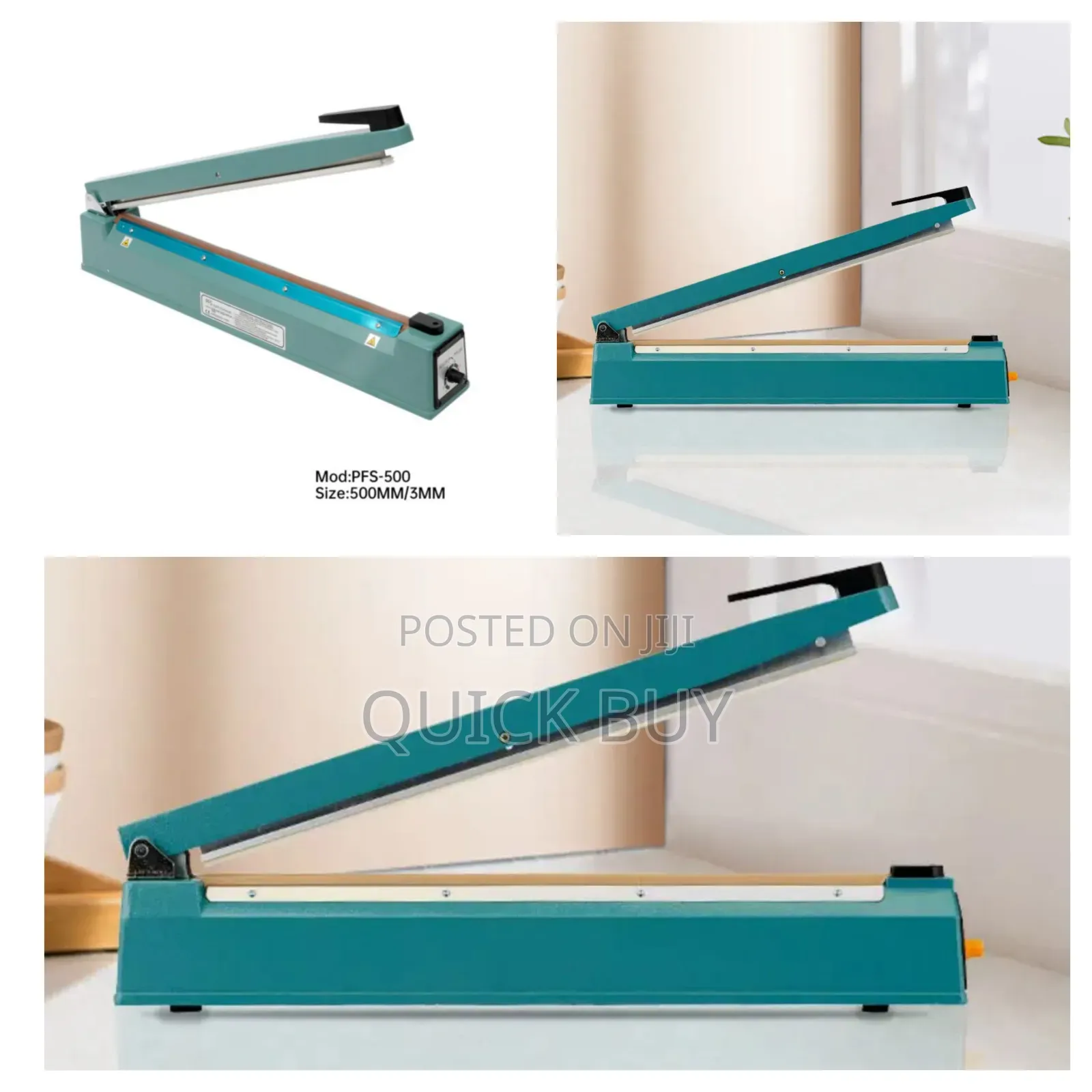 Commercial Manual PFS-500 Impulse Heat Sealer.