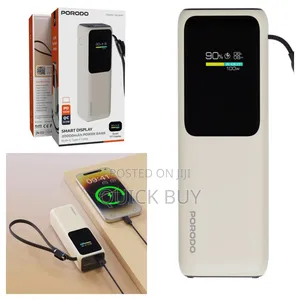 Porodo Smart Display 20000mah Power Bank.