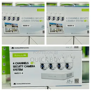 Calus Nvs11-4 4-Channel Wi-Fi Security Camera System
