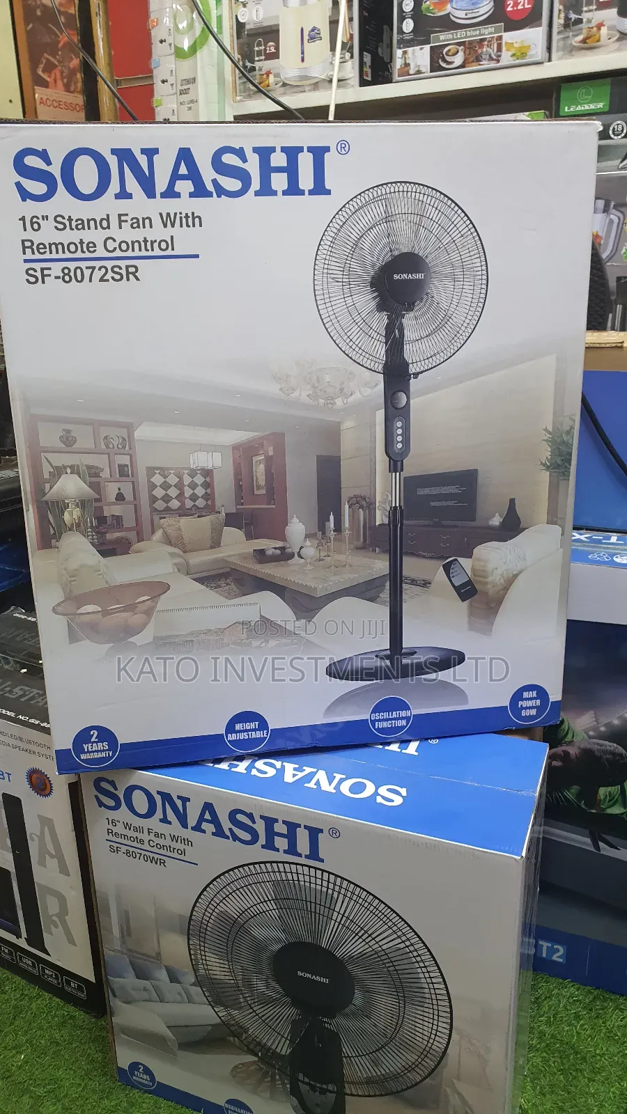 Sonashi Stand Fan With Remote Control 16 Inch
