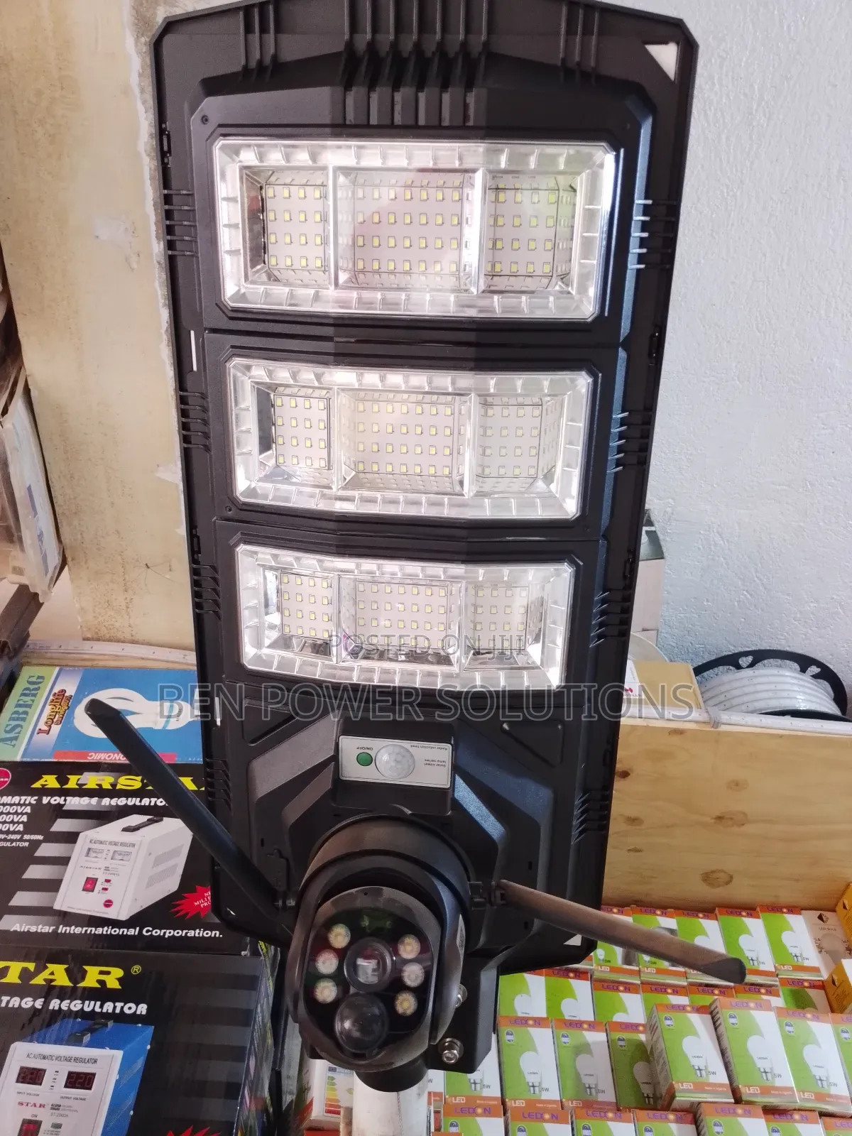 Ai Solar Street Light With Camera