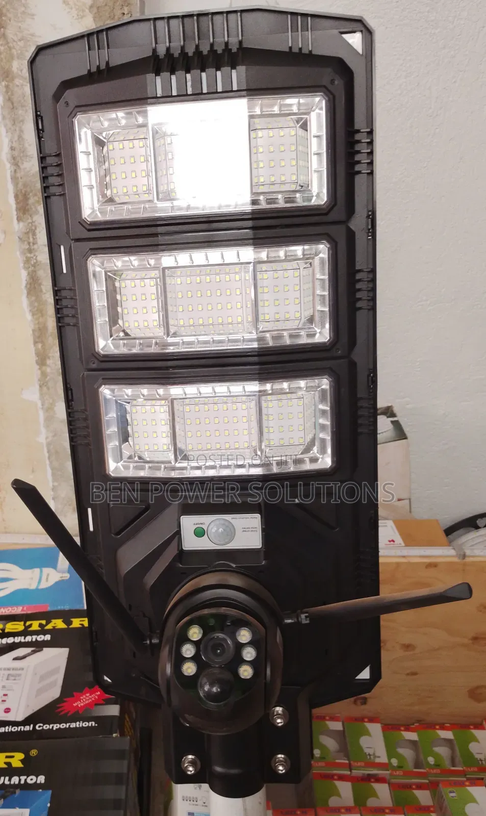 Ai Solar Street Light With Camera