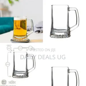 6 Set of Bormioli Rocco Stern Beer Glasses