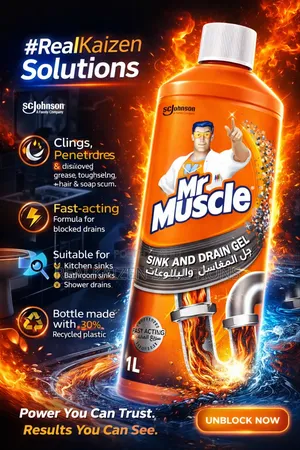 Mr. Muscle Sink and Drainage Gel Unblocker Cleaner 1 Litre