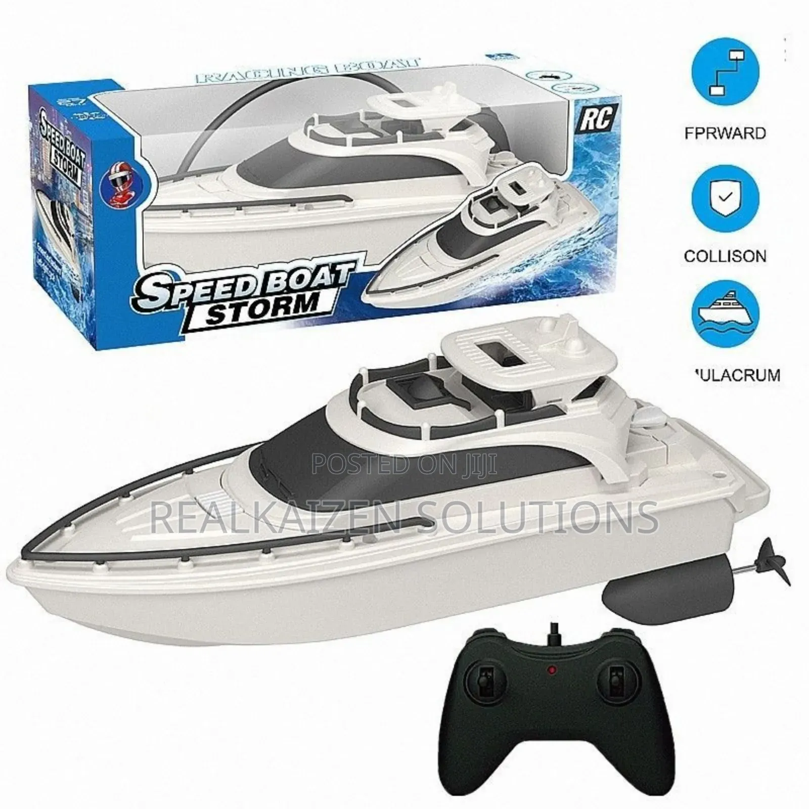 Remote Controlled Speed Boat Storm Toy Boat for Kids