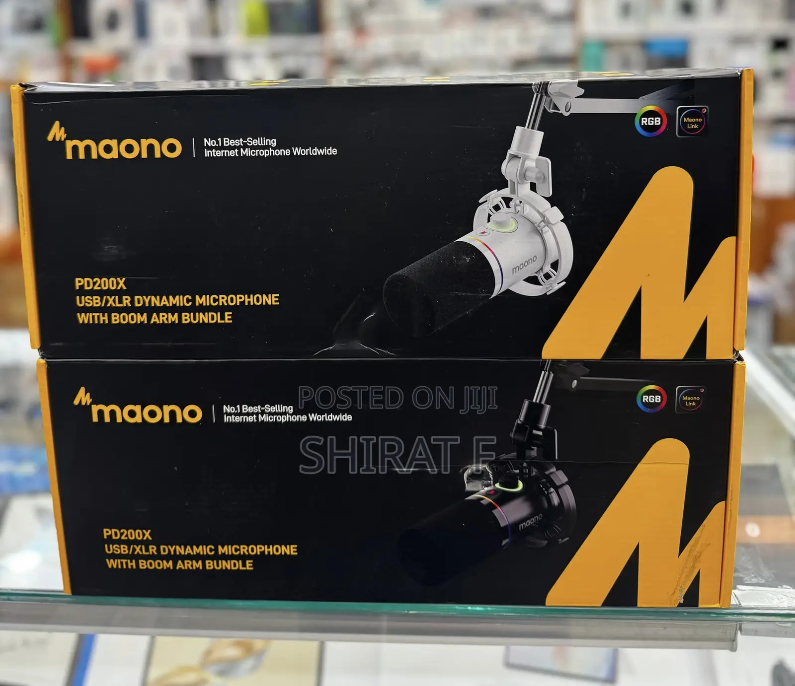 Maono Dynamic Microphone With Boom Arm