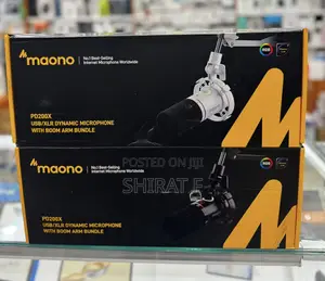 Maono Dynamic Microphone With Boom Arm