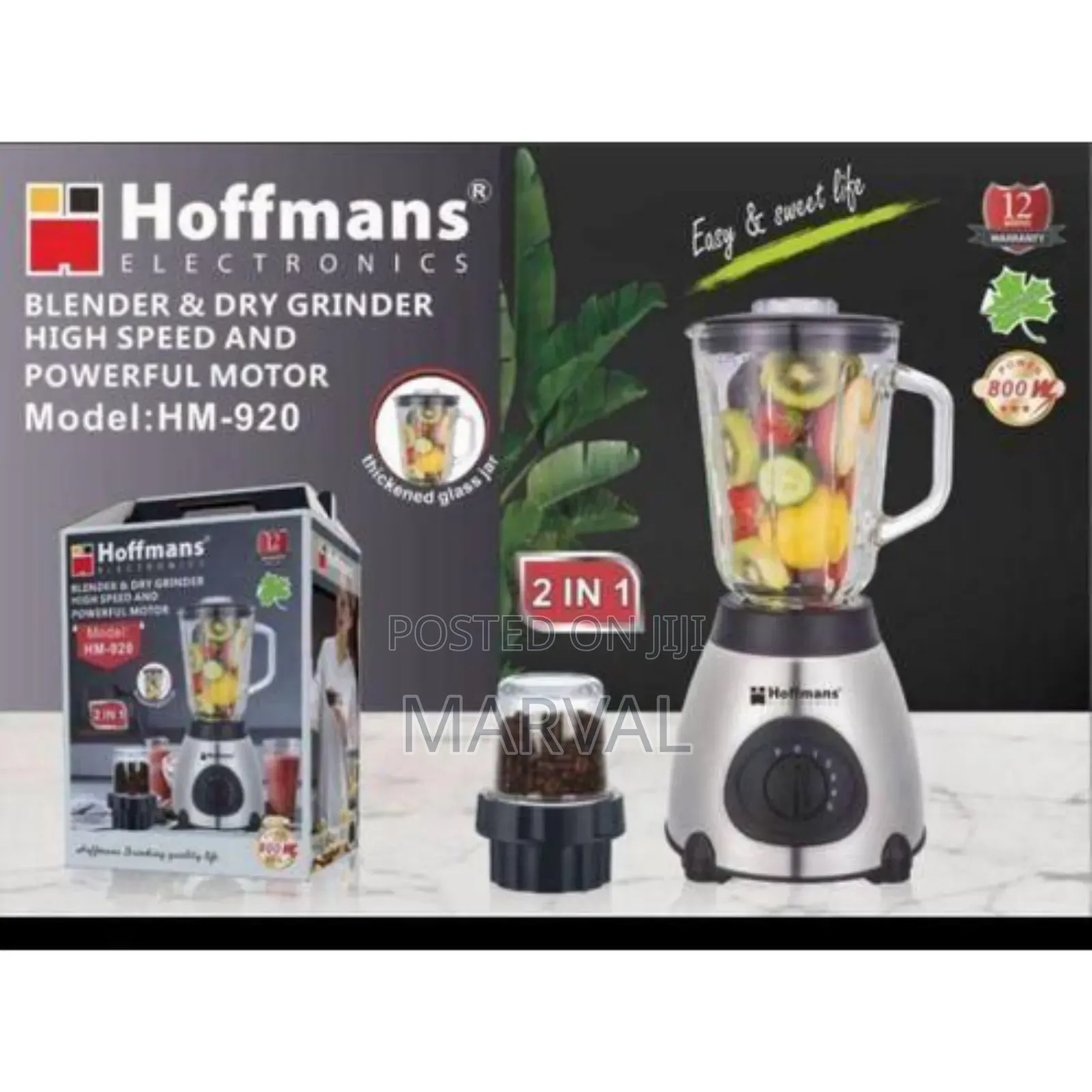 Hoffmans Blender Dry Grinder
