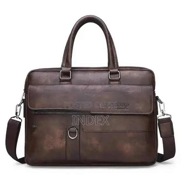 Leather Jeep Laptop Bag 14inch