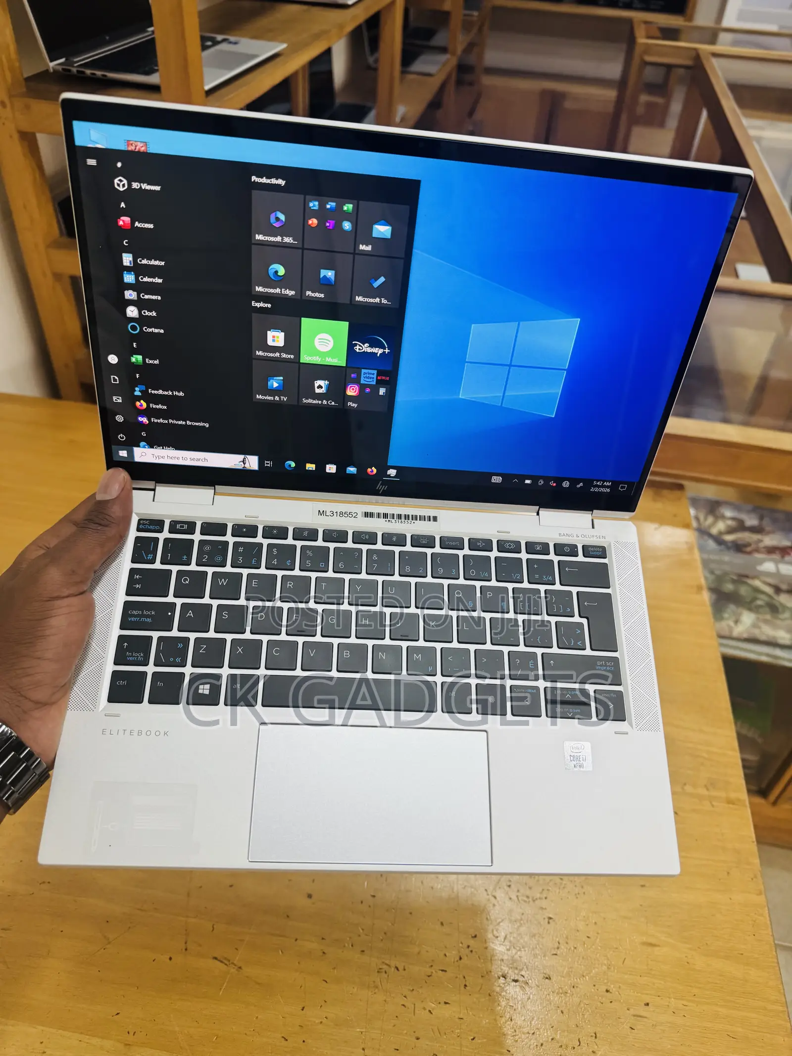 New Laptop HP EliteBook x360 1030 G7 32GB Intel Core i7 SSD 512GB