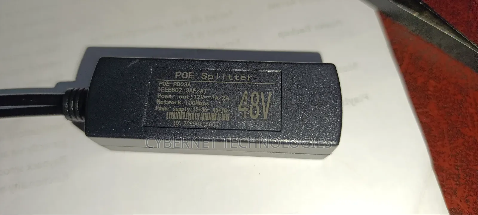 Poe Splitter 48volts to 12volts