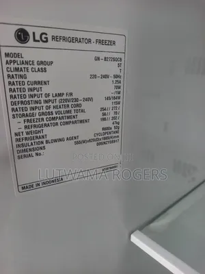 Lg Smart Inverter 272ltrs