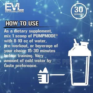 Preworkout Pumpmode Non-Stimulant Pump Accelerator, Furious Grape 174g