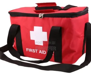Portable Red First Aid Kit Bag