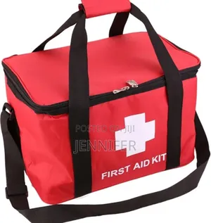 Portable Red First Aid Kit Bag