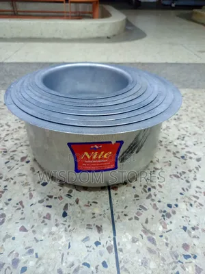 Nile 8 Pieces Set of Saucepans With Round Bottom - Grey