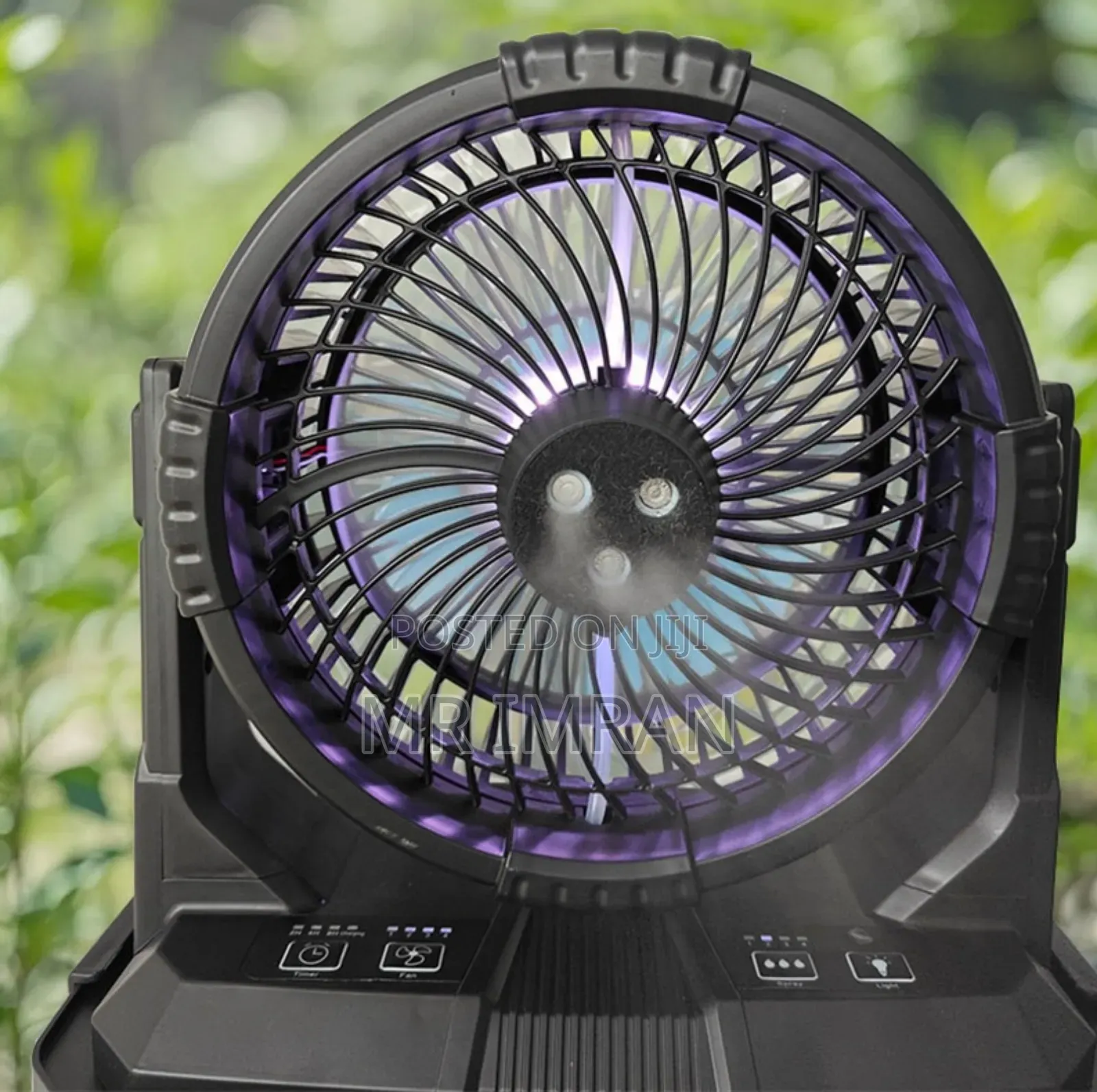 Portable, Rechargeable Misting Fan