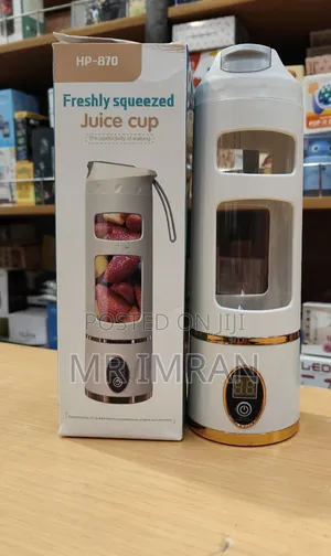 Hp-870 Portable Usb-Rechargeable Electric Juicer Blender.